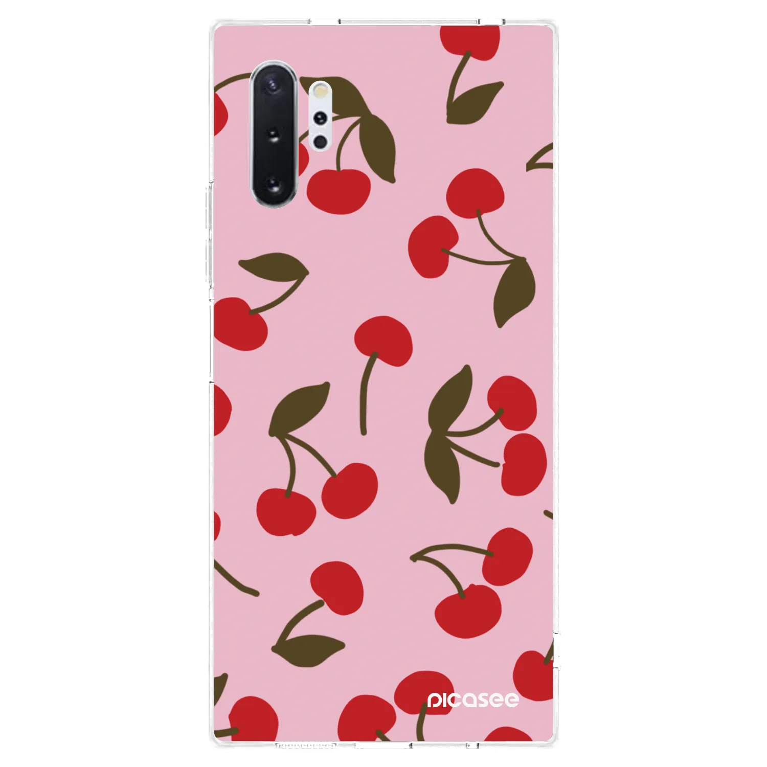 Picasee husă transparentă din silicon pentru Samsung Galaxy Note 10+ N975F - Cherry