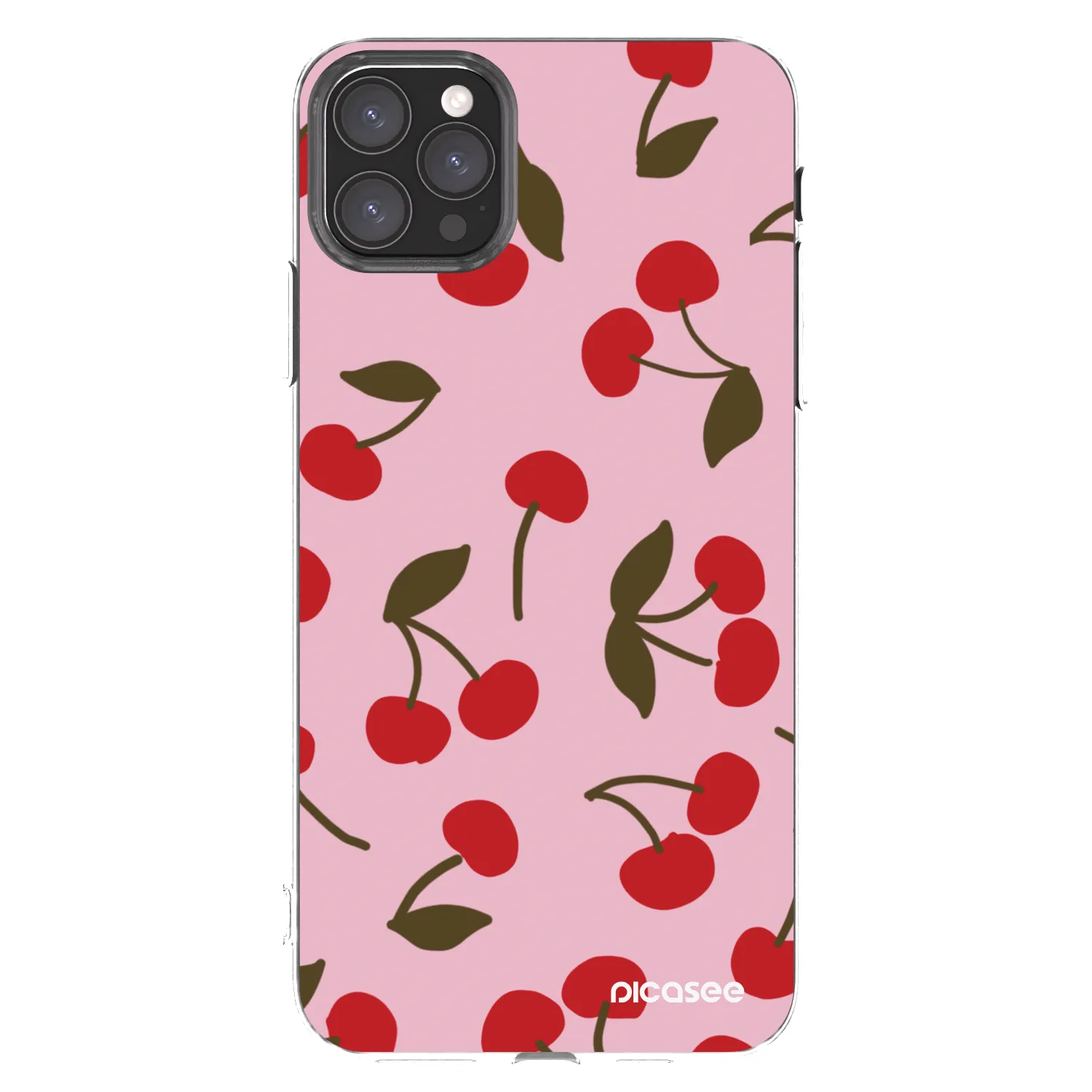 Picasee husă transparentă din silicon pentru Apple iPhone 11 Pro Max - Cherry