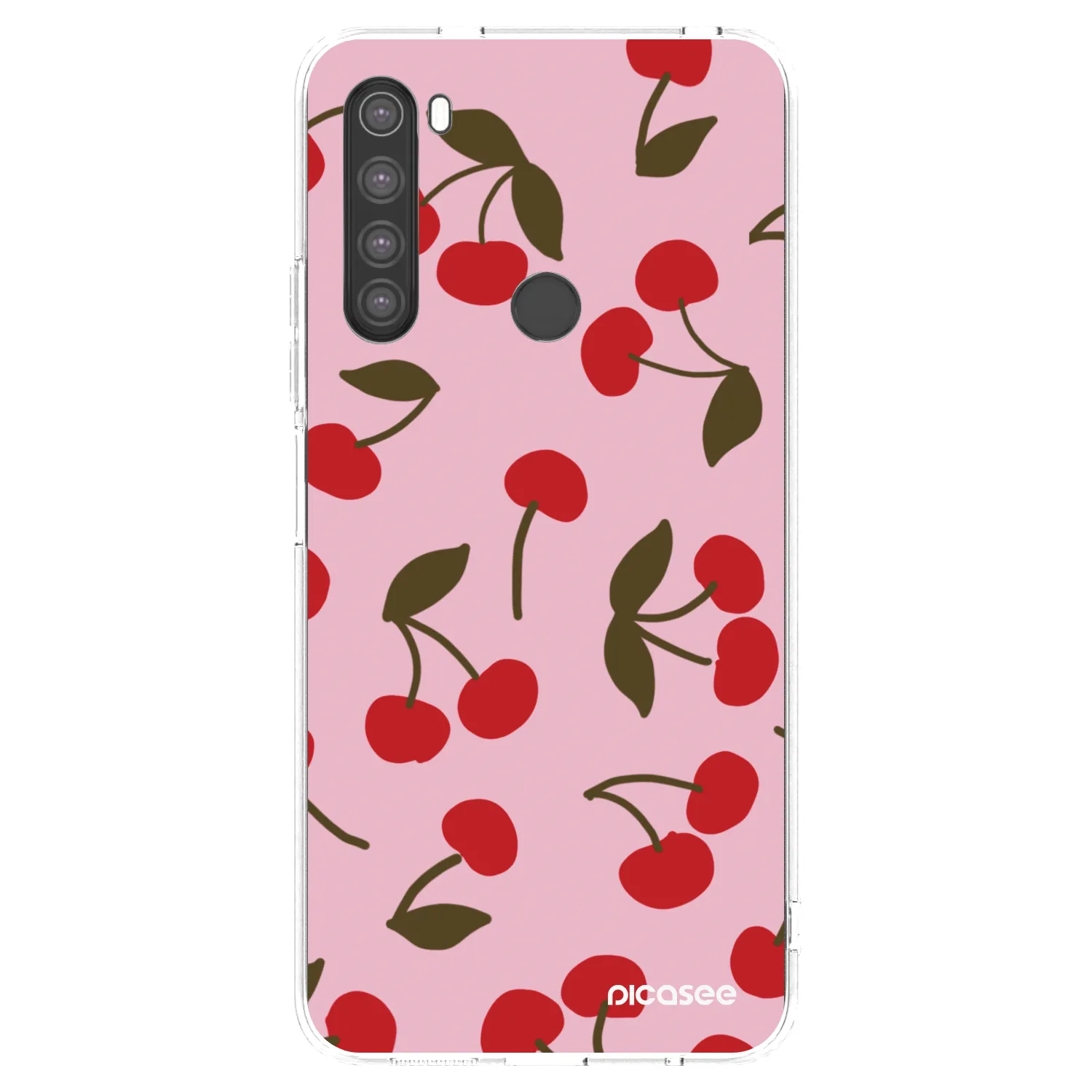 Picasee husă transparentă din silicon pentru Xiaomi Redmi Note 8 - Cherry