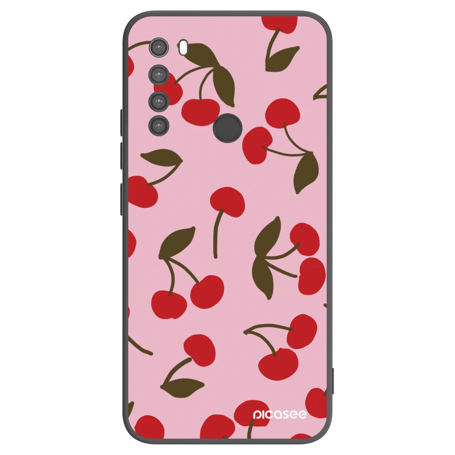 Picasee husă neagră din silicon pentru Xiaomi Redmi Note 8 - Cherry