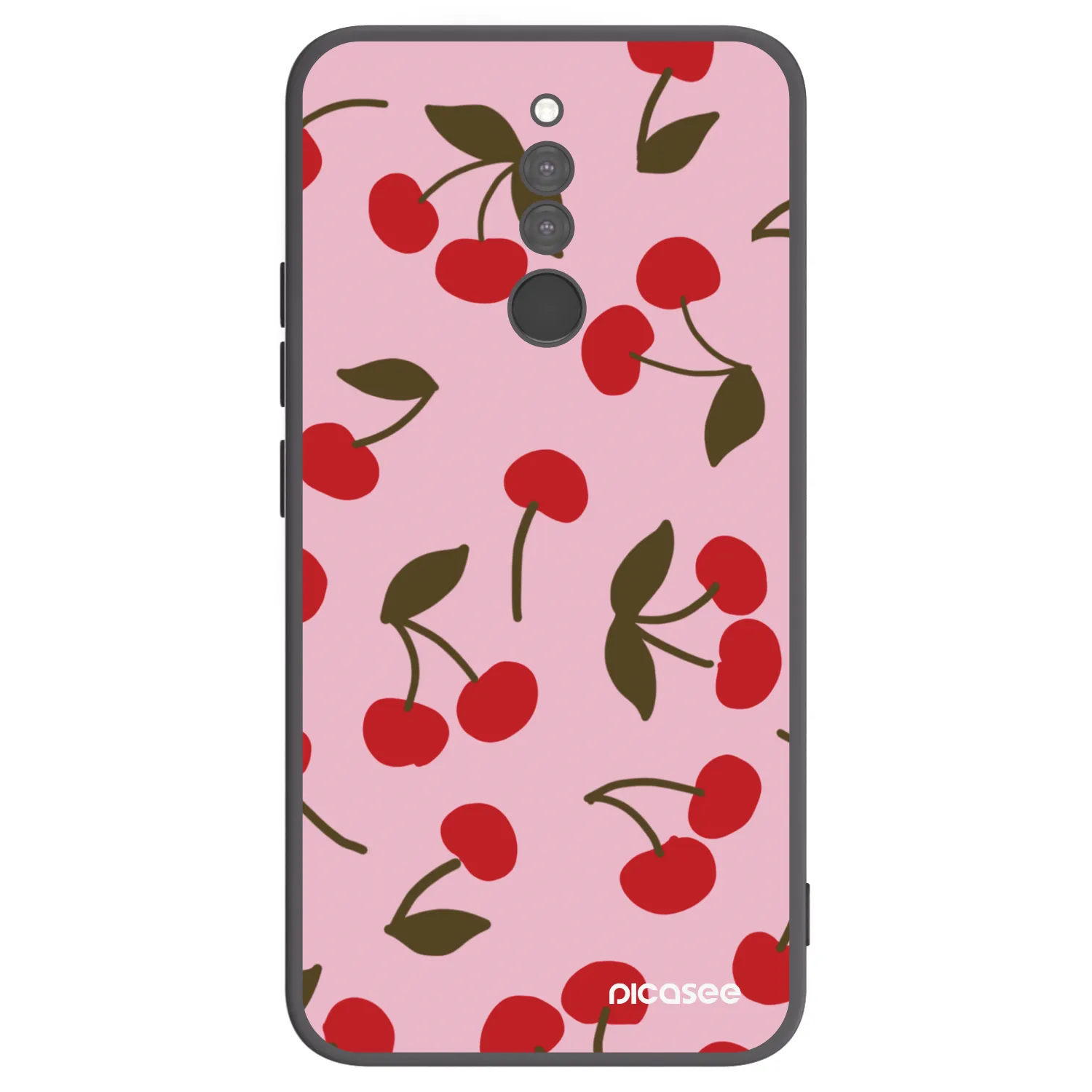 Picasee husă neagră din silicon pentru Xiaomi Redmi 8 - Cherry
