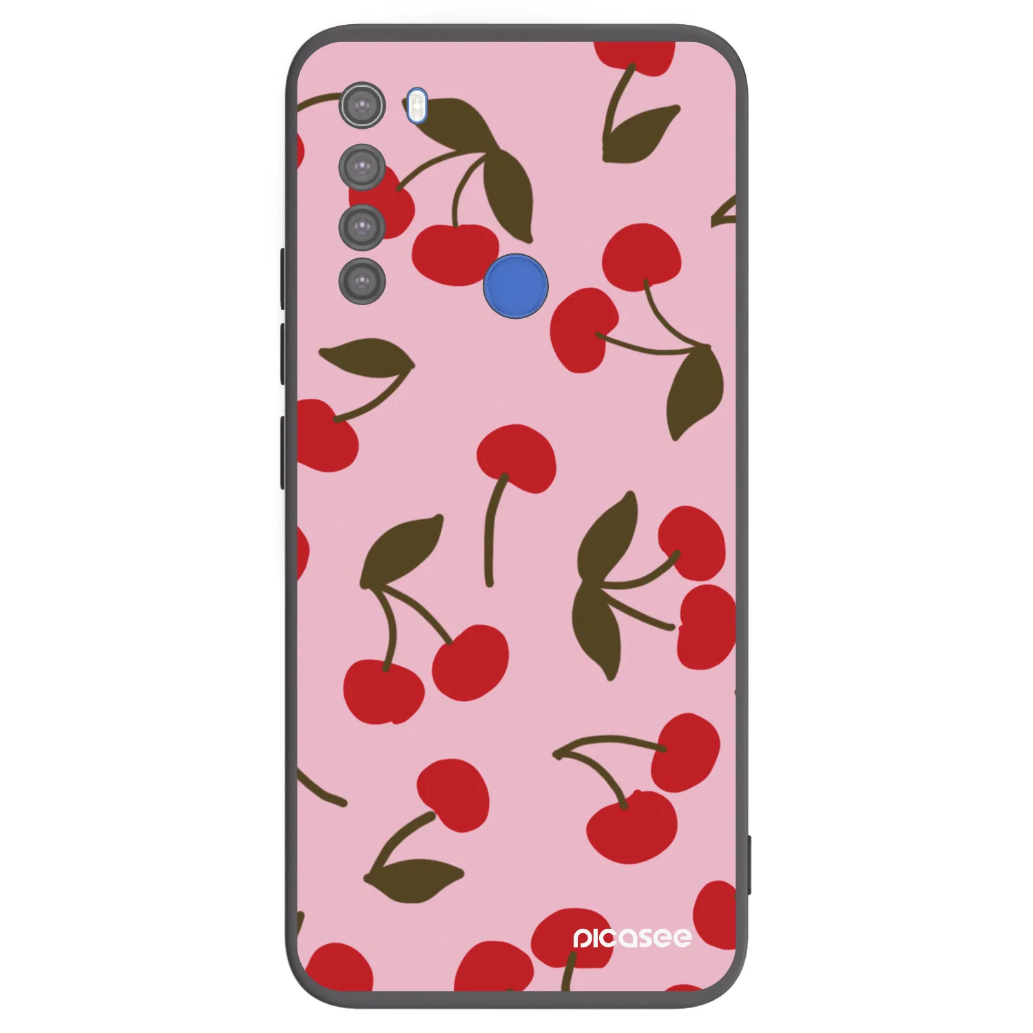 Picasee husă neagră din silicon pentru Xiaomi Redmi Note 8T - Cherry