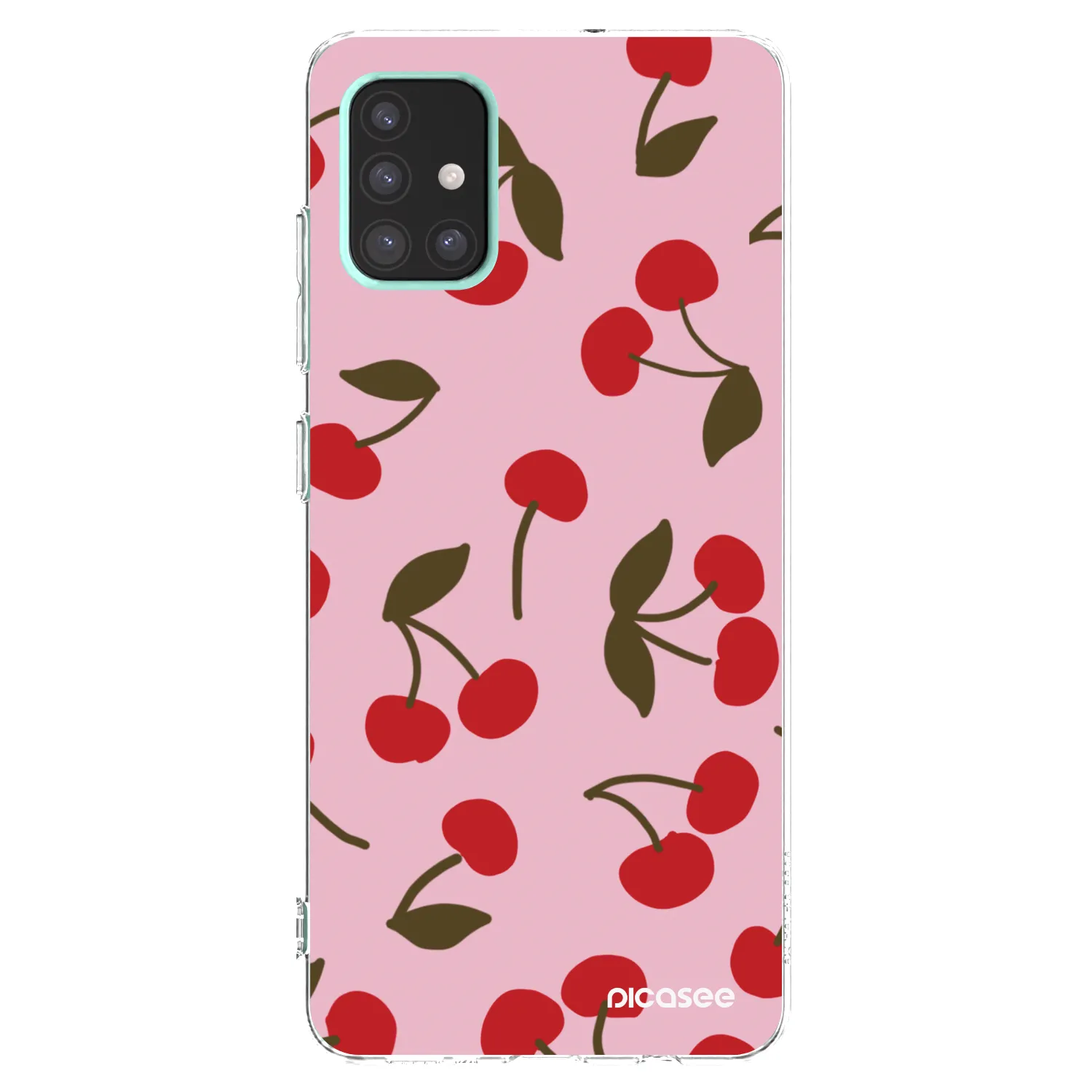 Picasee husă transparentă din silicon pentru Samsung Galaxy A51 A515F - Cherry