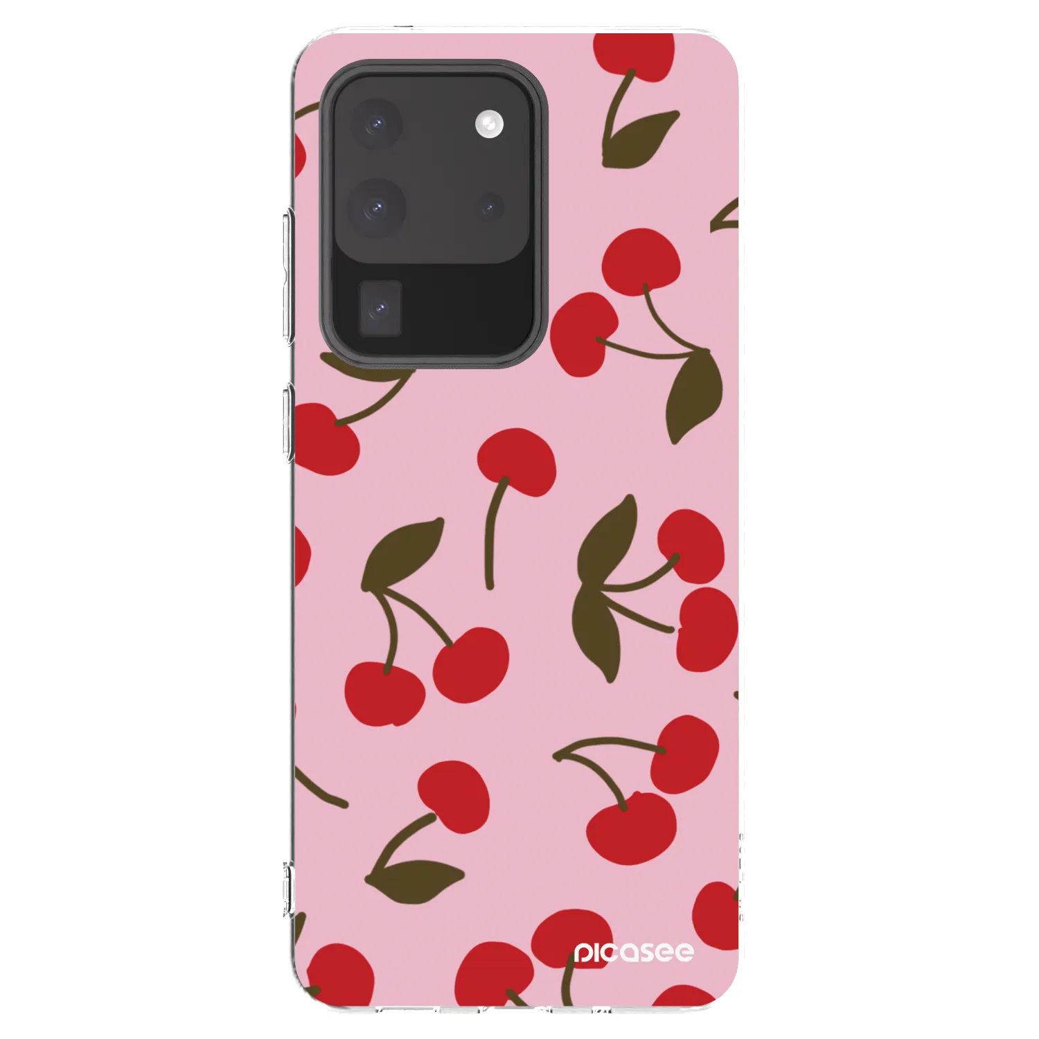Picasee husă transparentă din silicon pentru Samsung Galaxy S20 Ultra 5G G988F - Cherry