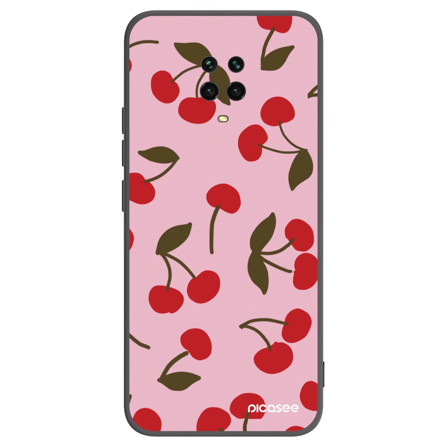 Picasee husă neagră din silicon pentru Xiaomi Redmi Note 9 Pro - Cherry