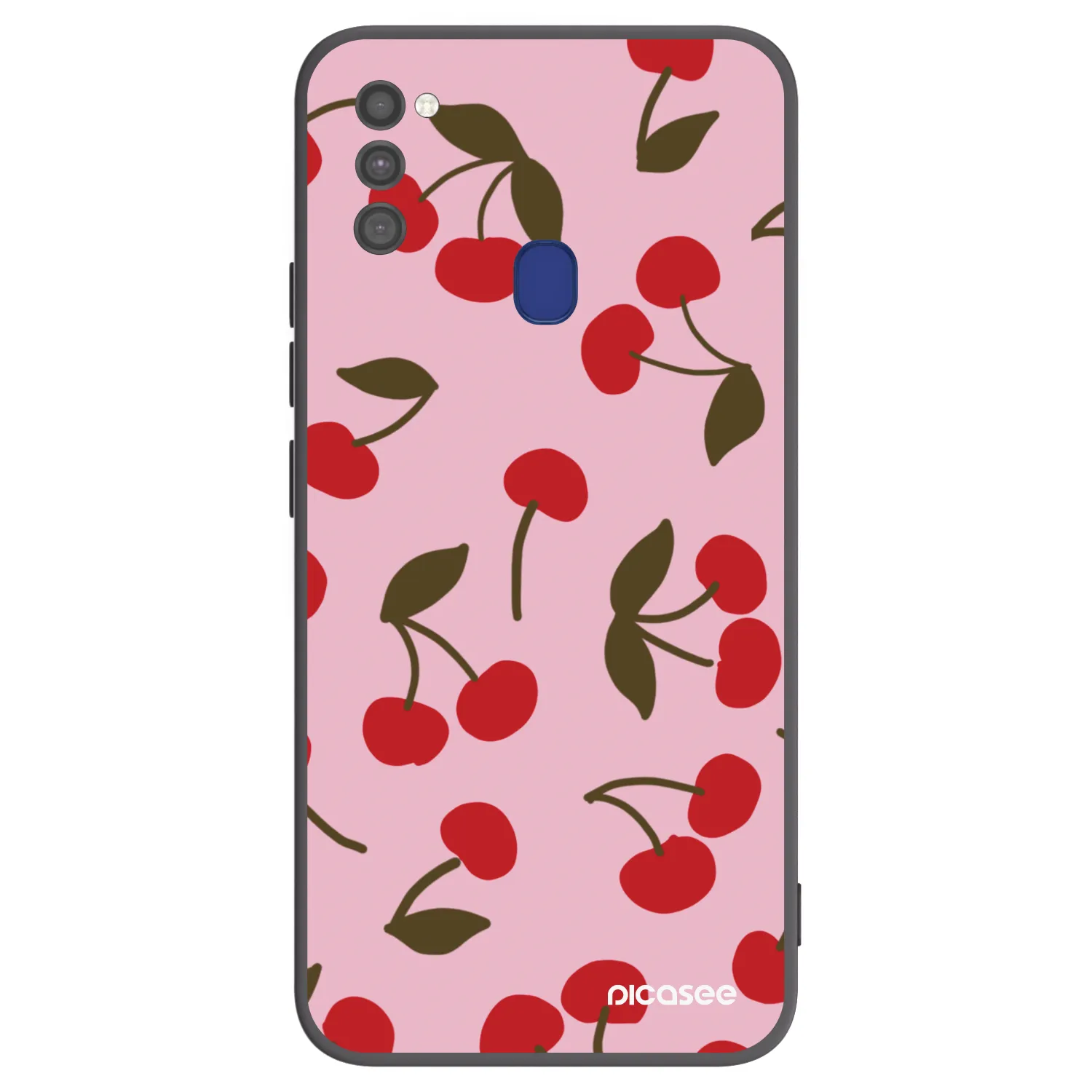 Picasee husă neagră din silicon pentru Samsung Galaxy M21 M215F - Cherry