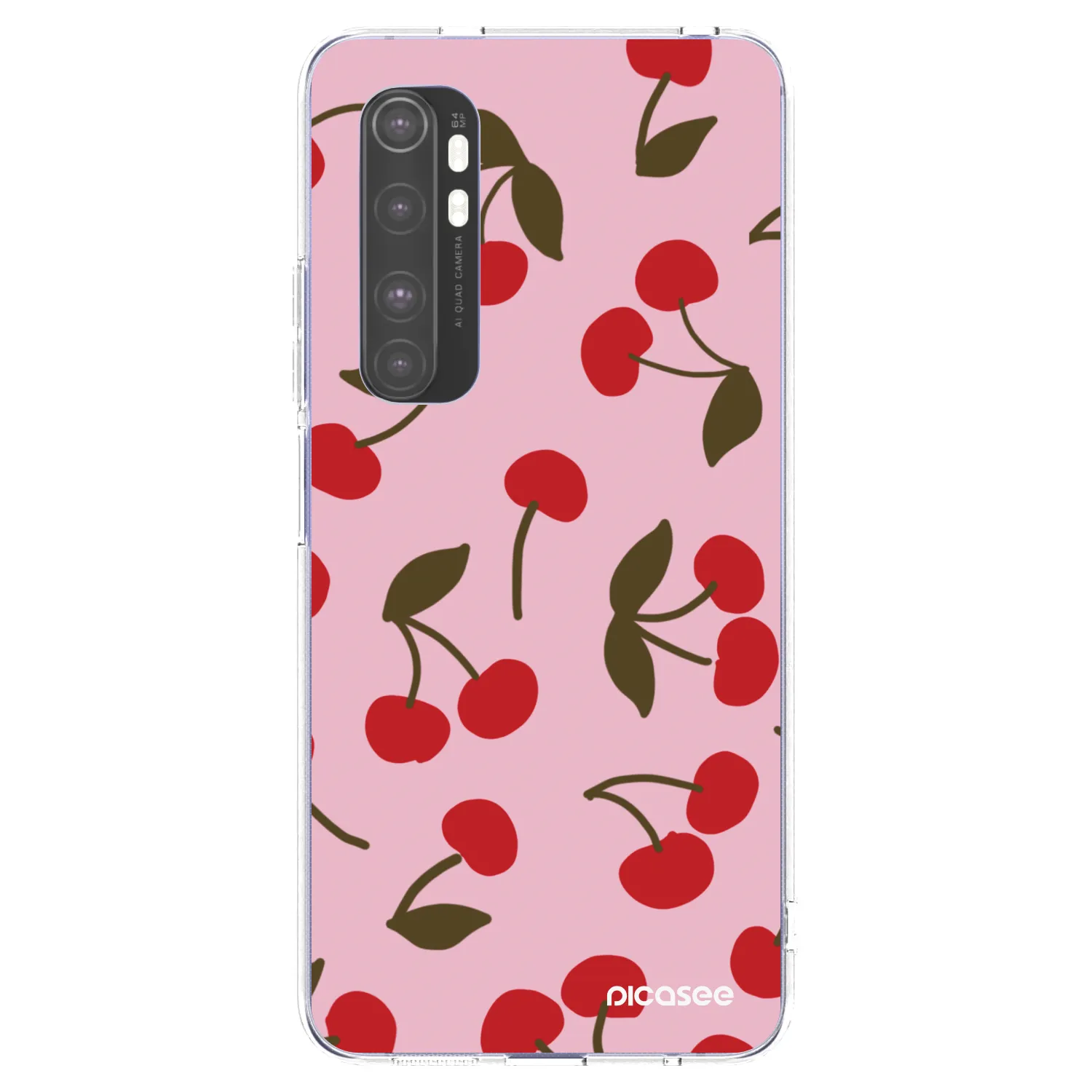 Picasee husă transparentă din silicon pentru Xiaomi Mi Note 10 Lite - Cherry