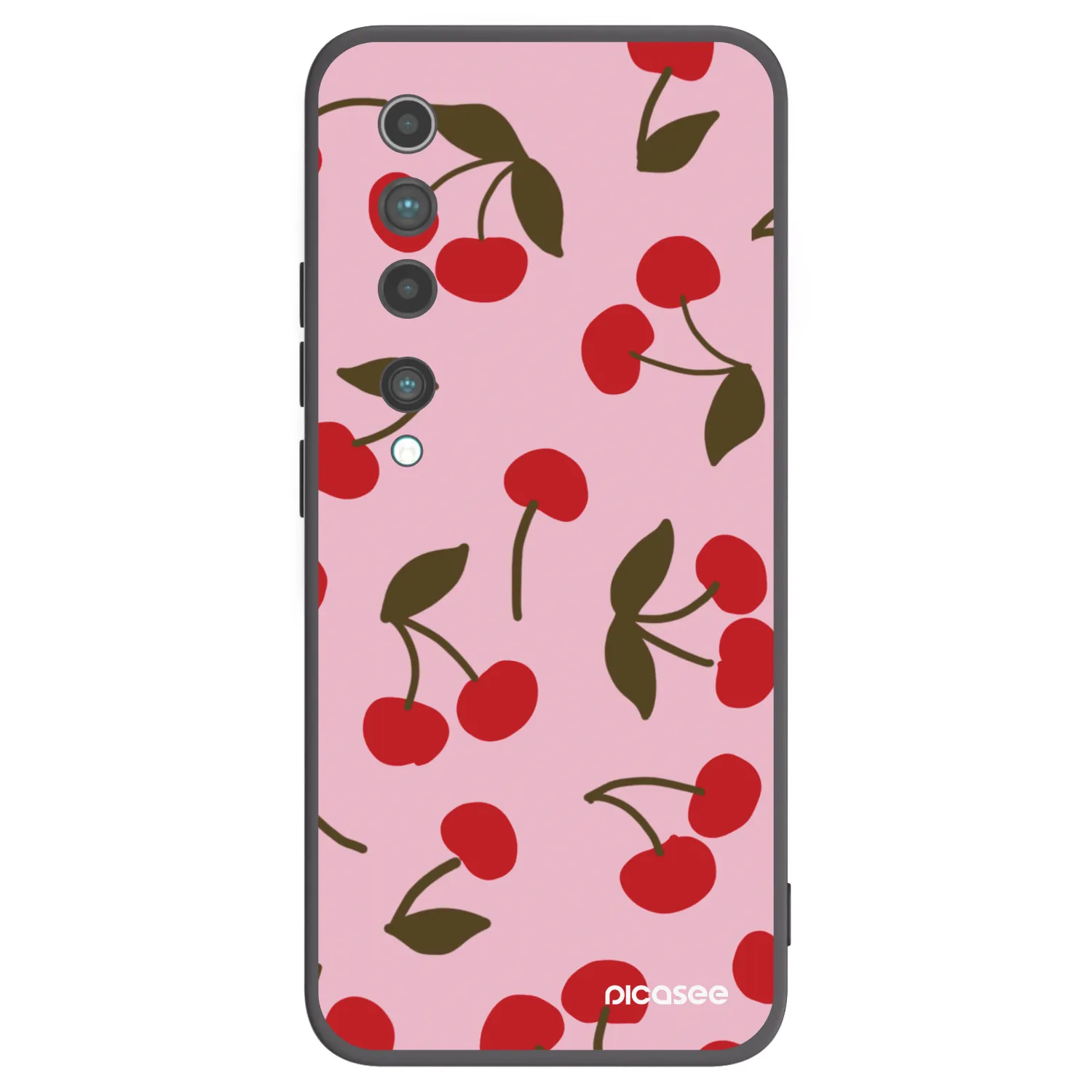Picasee husă neagră din silicon pentru Xiaomi Mi 10 - Cherry