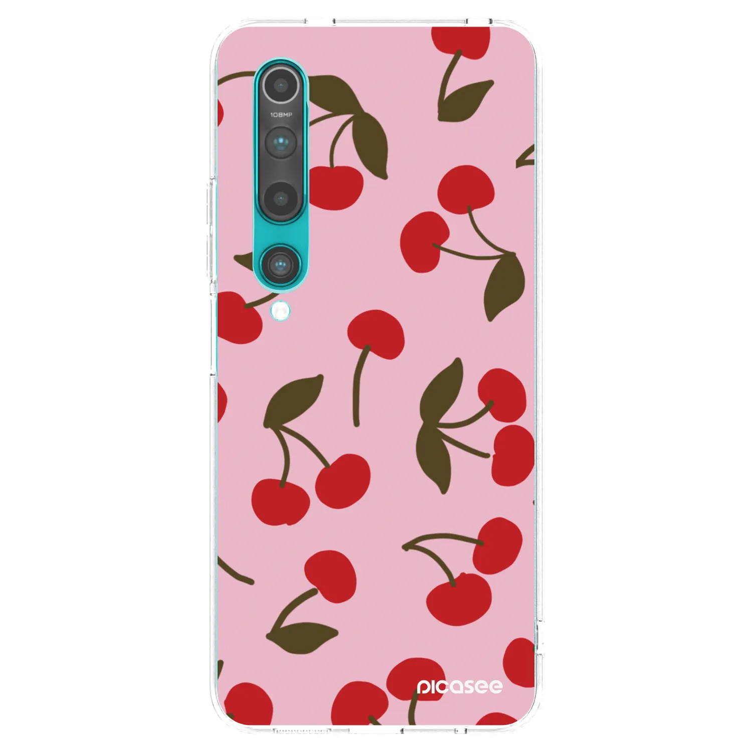Picasee husă transparentă din silicon pentru Xiaomi Mi 10 - Cherry