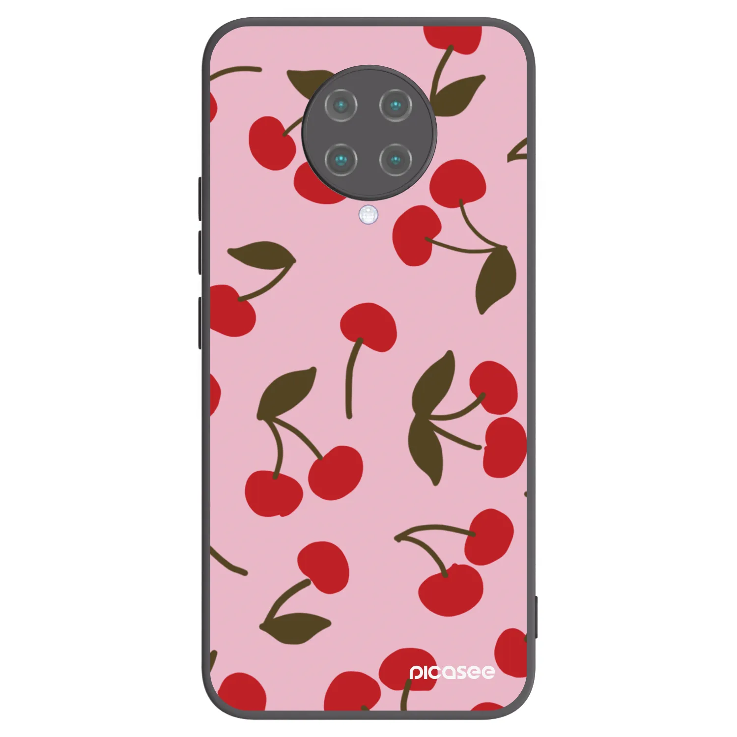 Picasee husă neagră din silicon pentru Xiaomi Poco F2 Pro - Cherry
