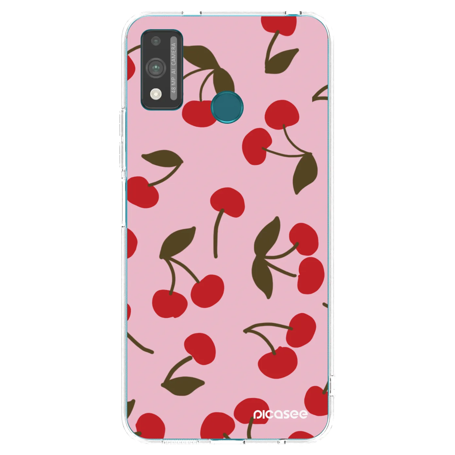 Picasee husă transparentă din silicon pentru Honor 9X Lite - Cherry