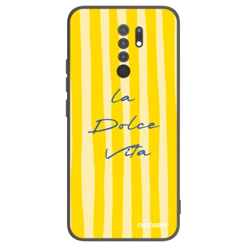 Picasee husă neagră din silicon pentru Xiaomi Redmi 9 - Ladolcevita