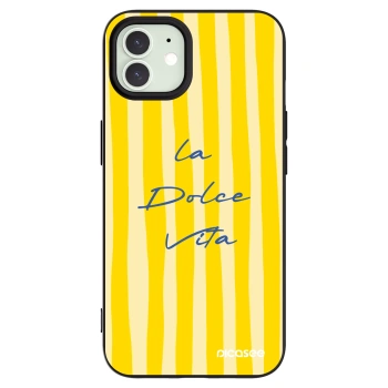 Picasee husă neagră din silicon pentru Apple iPhone 12 Pro - Ladolcevita