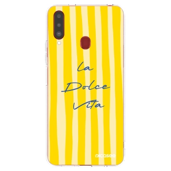 Picasee husă transparentă din silicon pentru Samsung Galaxy A20s - Ladolcevita