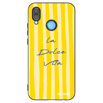 Picasee husă neagră din silicon pentru Huawei P20 Lite - Ladolcevita