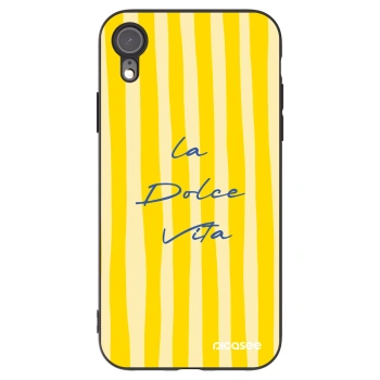 Picasee husă neagră din silicon pentru Apple iPhone XR - Ladolcevita