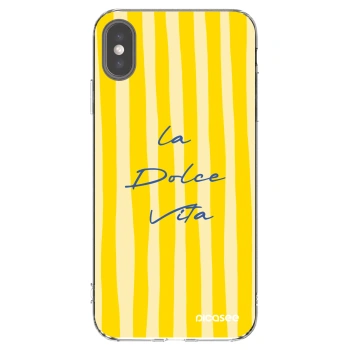 Picasee husă transparentă din silicon pentru Apple iPhone XS Max - Ladolcevita