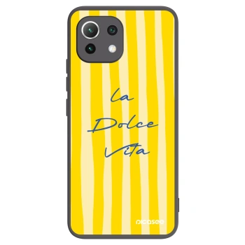 Picasee husă neagră din silicon pentru Xiaomi 11 Lite 5G NE - Ladolcevita