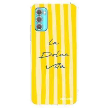 Picasee husă transparentă din silicon pentru Motorola Moto G60 - Ladolcevita