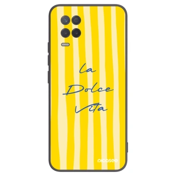 Picasee husă neagră din silicon pentru Realme 8 5G - Ladolcevita
