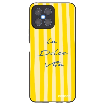 Picasee husă neagră din silicon pentru Honor X8 4G - Ladolcevita