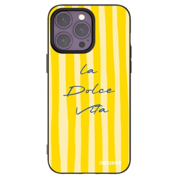 Picasee husă neagră din silicon pentru Apple iPhone 14 Pro Max - Ladolcevita