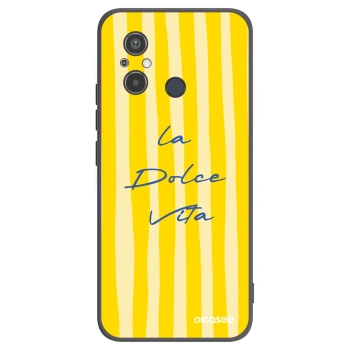 Picasee husă neagră din silicon pentru Xiaomi Redmi 12C - Ladolcevita