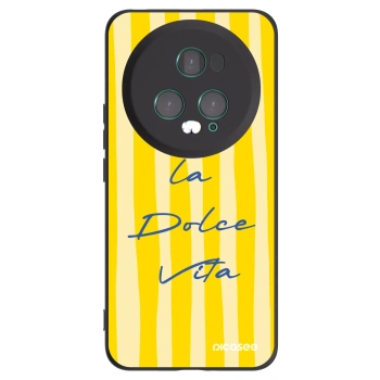 Picasee husă neagră din silicon pentru Honor Magic5 Pro - Ladolcevita