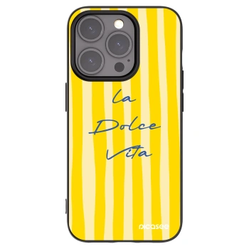 Picasee husă neagră din silicon pentru Apple iPhone 15 Pro - Ladolcevita