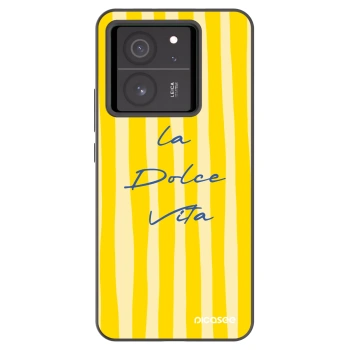 Picasee husă neagră din silicon pentru Xiaomi 13T - Ladolcevita