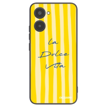 Picasee husă neagră din silicon pentru Realme 10 4G - Ladolcevita
