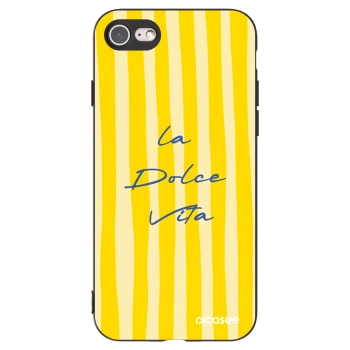 Picasee husă neagră din silicon pentru Apple iPhone 7 - Ladolcevita