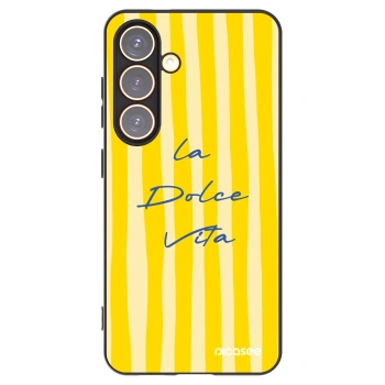 Picasee husă neagră din silicon pentru Samsung Galaxy S24 S921B 5G - Ladolcevita