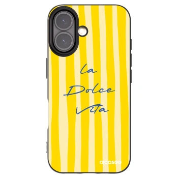 Picasee husă neagră din silicon pentru Apple iPhone 16 - Ladolcevita