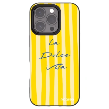 Picasee husă neagră din silicon pentru Apple iPhone 16 Pro - Ladolcevita