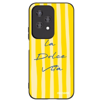 Picasee husă neagră din silicon pentru Honor 200 Lite - Ladolcevita