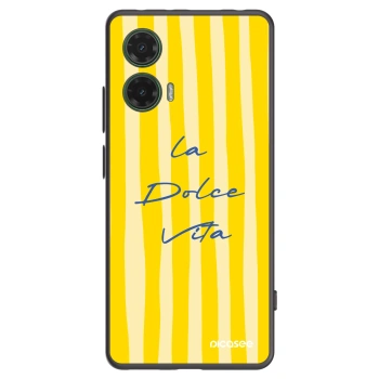 Picasee husă neagră din silicon pentru Motorola Moto G35 5G - Ladolcevita