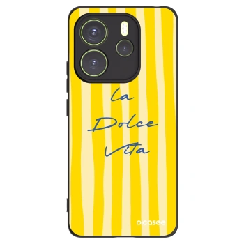 Picasee husă neagră din silicon pentru Xiaomi Redmi Note 14 4G - Ladolcevita