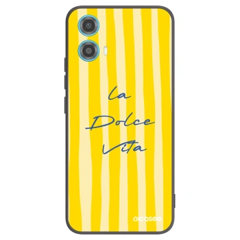 Picasee husă neagră din silicon pentru Motorola Moto G34 5G - Ladolcevita