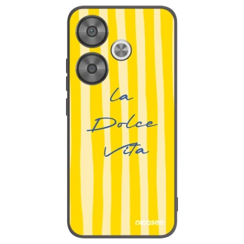Picasee husă neagră din silicon pentru Xiaomi Poco F6 - Ladolcevita