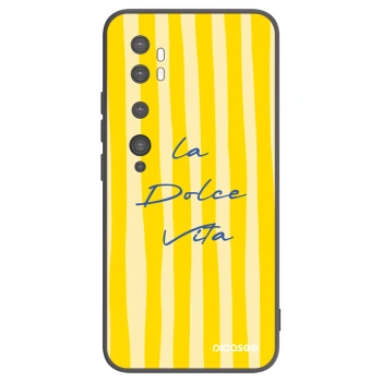 Picasee husă neagră din silicon pentru Xiaomi Mi Note 10 (Pro) - Ladolcevita