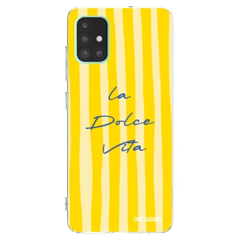 Picasee husă transparentă din silicon pentru Samsung Galaxy A51 A515F - Ladolcevita
