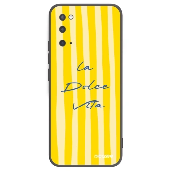 Picasee husă neagră din silicon pentru Samsung Galaxy S20 G980F - Ladolcevita