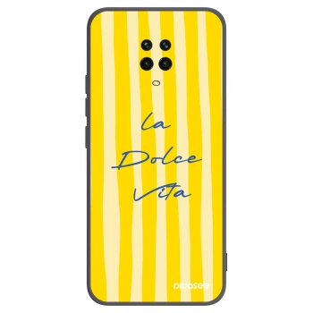 Picasee husă neagră din silicon pentru Xiaomi Redmi Note 9 Pro - Ladolcevita
