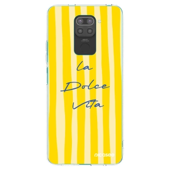 Picasee husă neagră din silicon pentru Xiaomi Redmi Note 9 - Ladolcevita