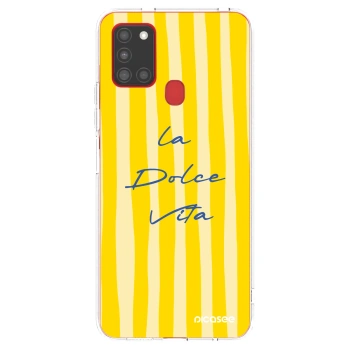 Picasee husă transparentă din silicon pentru Samsung Galaxy A21s - Ladolcevita