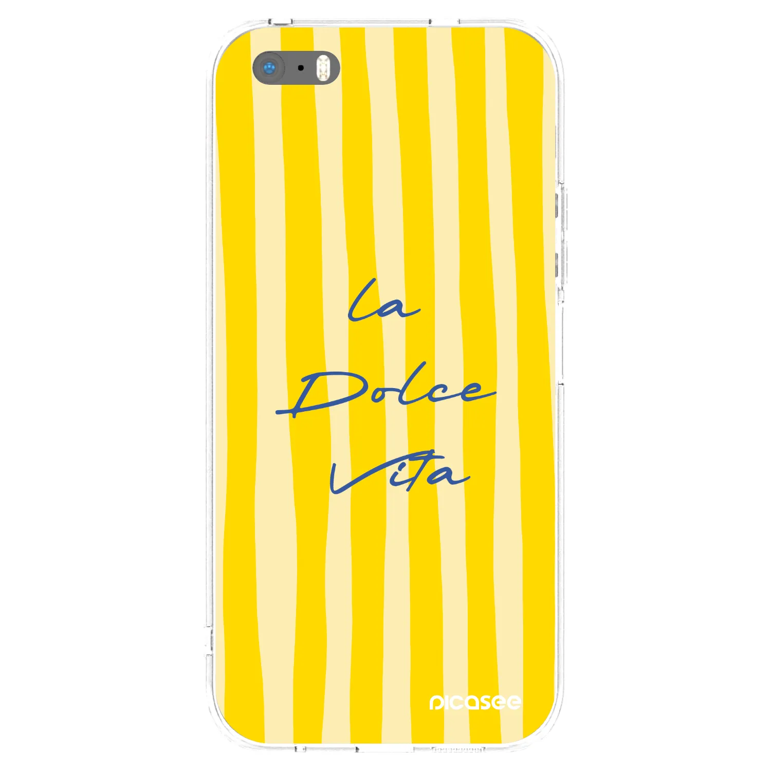 Picasee husă transparentă din silicon pentru Apple iPhone 5/5S/SE - Ladolcevita