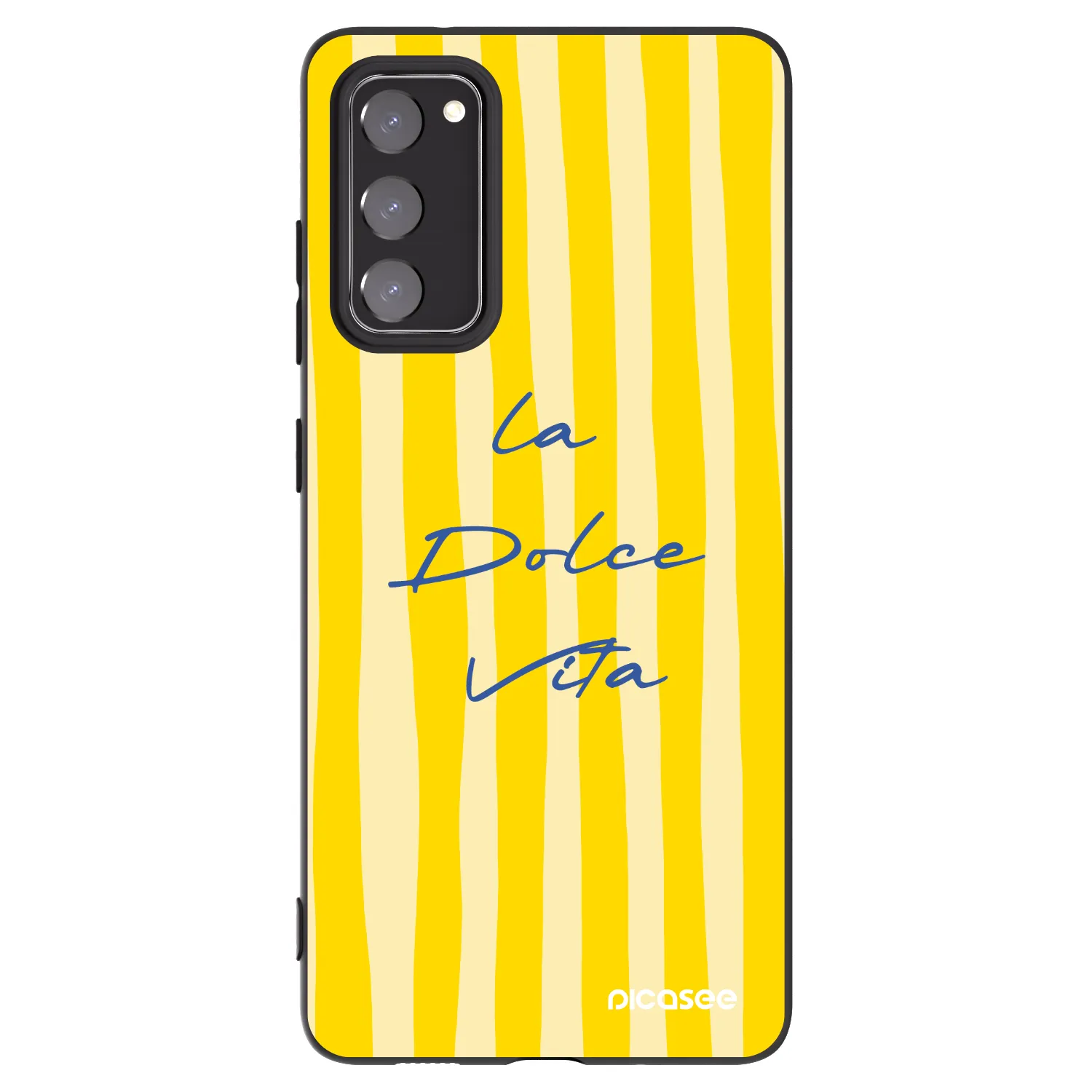 Picasee husă neagră din silicon pentru Samsung Galaxy S20 FE - Ladolcevita