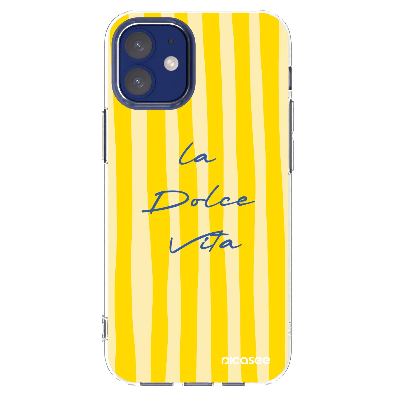 Picasee husă transparentă din silicon pentru Apple iPhone 12 mini - Ladolcevita