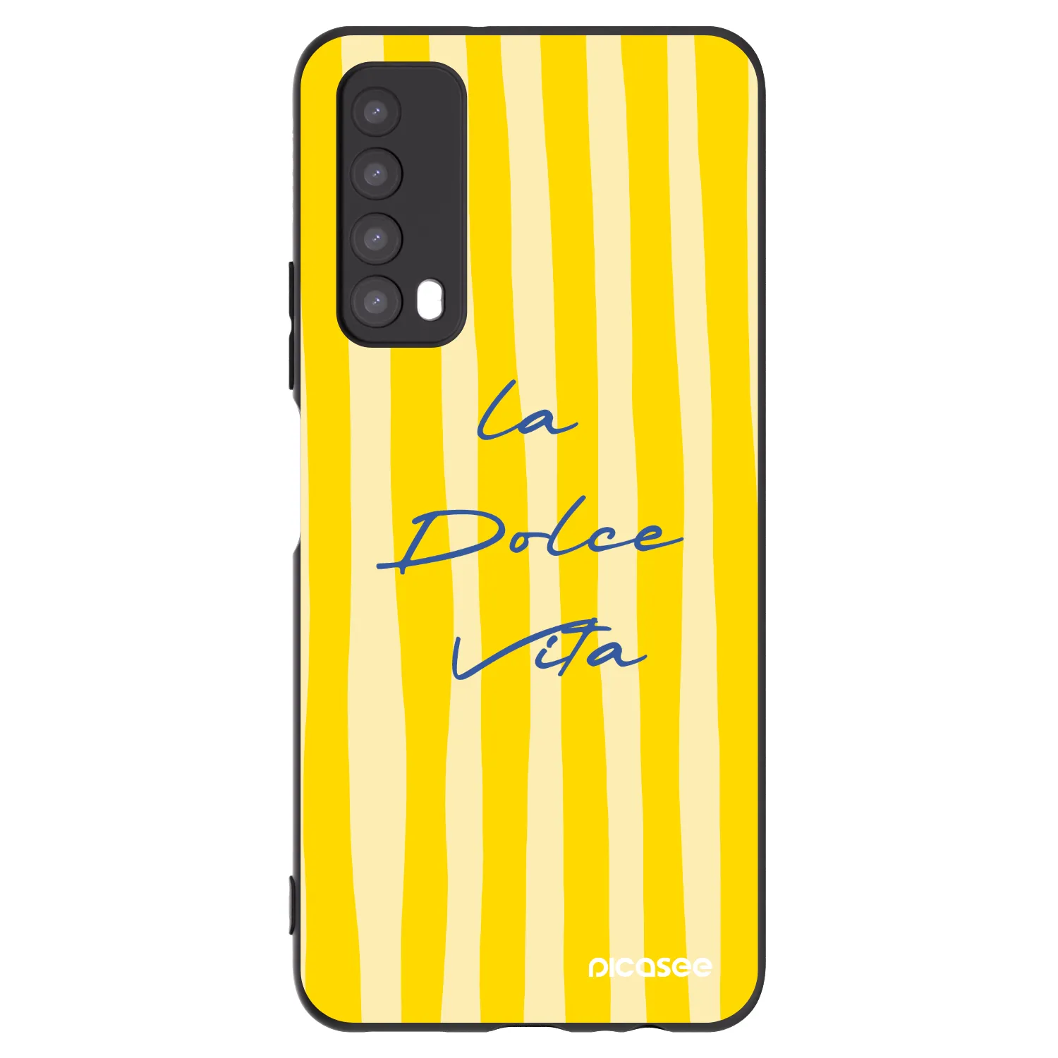 Picasee husă neagră din silicon pentru Huawei P Smart 2021 - Ladolcevita